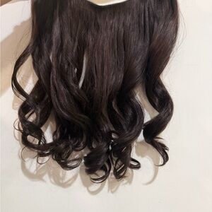 Luxurious Dark Brown halo couture piece